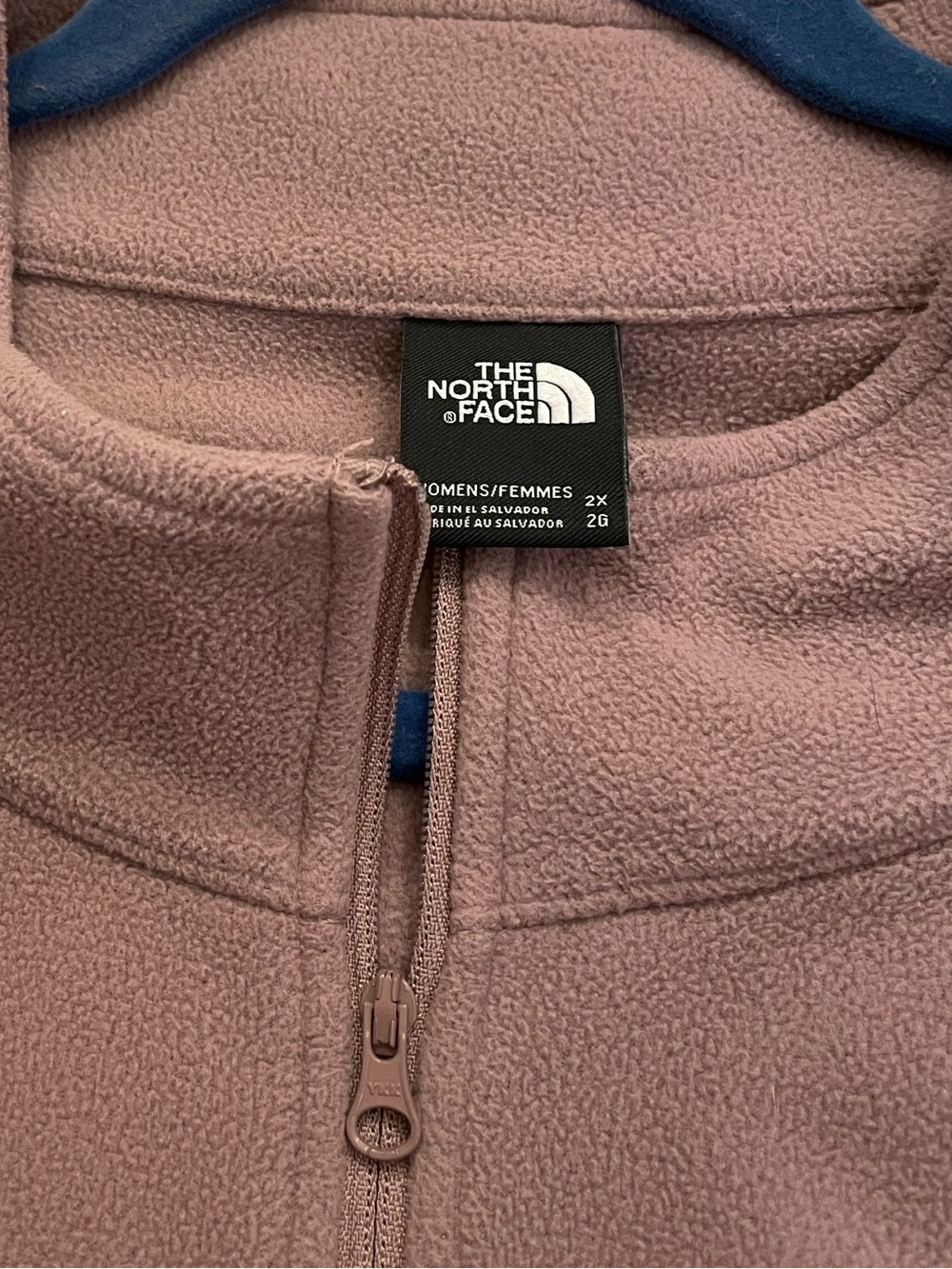 The North Face Women's Dusty Mauve 1/4 Zip Fleece Jacket
